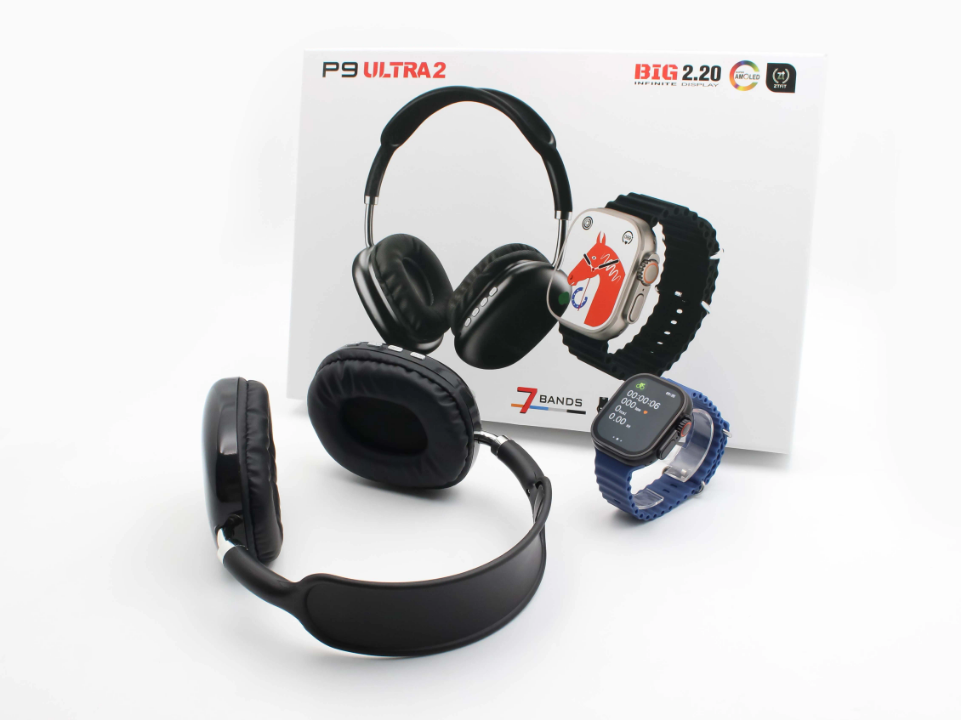 Pack Tech Complet – Casque Bluetooth + Montre Connectée